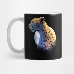 Cheetah Water Color Mug